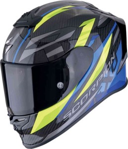 Kask Scorpion EXO-R1 CARBON AIR Runner Blue-Yellow