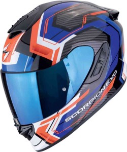 Kask Scorpion EXO-1400 EVO II AIR Linart | blue-red