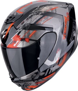 Kask Scorpion EXO-391 CLUTTER | black-red
