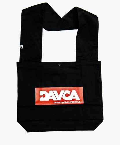 DAVCA torba bawełniana Don`t Panic - czarna