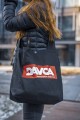 DAVCA torba bawełniana Don`t Panic - czarna