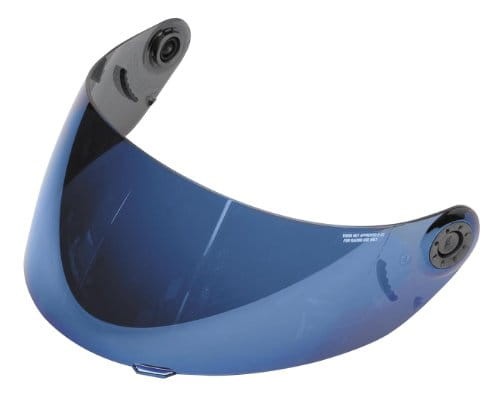 Szybka SHARK S900, S700, S600, S800, OPENLINE Anti-Scratch lustrzana niebieska