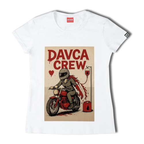 DAVCA T-shirt damski Crew