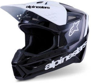 Kask off-road Alpinestars S-M3 Radium | black-white