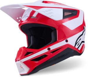 Kask off-road Alpinestars S-M3 HEAT | white-red
