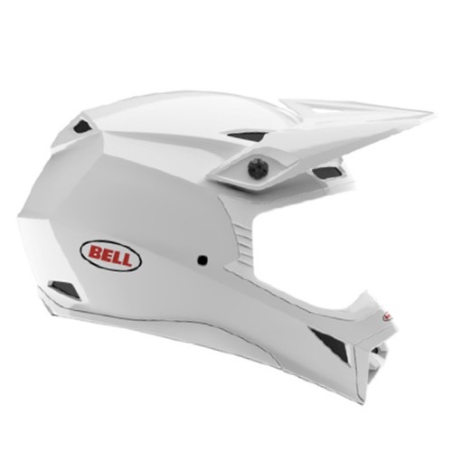 KASK MOTOCYKLOWY BELL MX-10 MIPS SOLID WHITE S