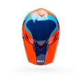 Kask Bell MX-10 Mips Camo Wave Orange Blue