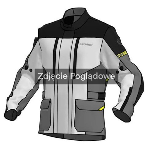 Kurtka Broger Overland Black/Fluo