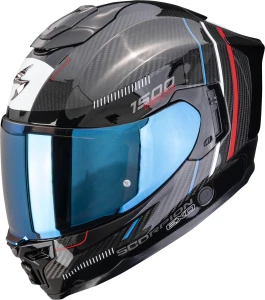 Kask Scorpion EXO-1500 Air Carbon ZITY blue + ciemny wizjer