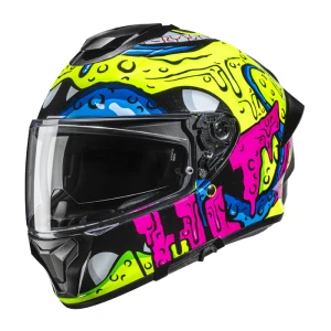 Kask HJC C71 SQUEEZE | yellow-blue