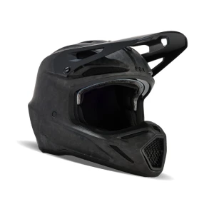 KASK MOTOCYKLOWY FOX V3 RS CARBON SOLID MATTE BLACK L