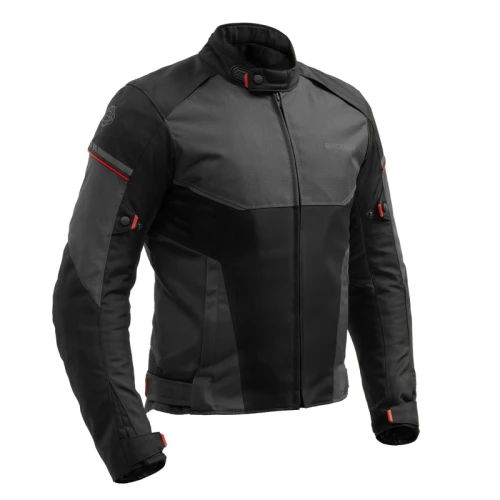 Kurtka Broger Grid Black/Grey/Red