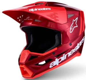 Kask off-road Alpinestars S-M3 Radium | red/red