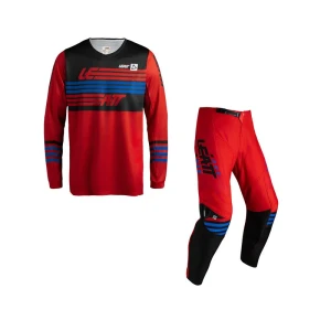 STRÓJ OFFROADOWY BLUZA I SPODNIE LEATT KIT MOTO 3.5 STRIPES RED M