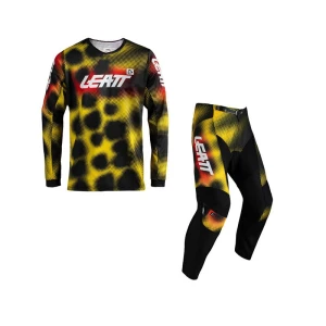 STRÓJ OFFROADOWY BLUZA I SPODNIE LEATT KIT MOTO 3.5 LEOPARD YELLOW XXL