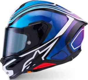 Kask Alpinestars Supertech S-R7 Zeal | blue-pink