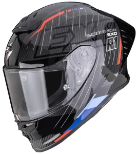 Kask Scorpion EXO-R1 EVO II CARBON Surge + II szyba | blue