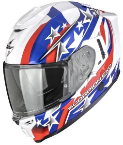 Kask Scorpion EXO-1500 Air Etoile | white-blue-red