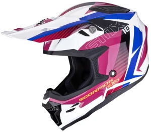 Kask off-road Scorpion SMX-10 Speed | white-pink