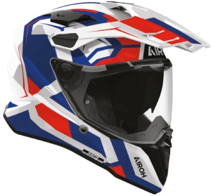 Kask AIROH COMMANDER 2 Polar Blue/Red