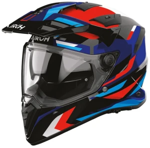 Kask Airoh Badx-x Glitch | blue-red