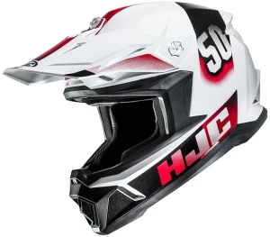Kask dziecięcy HJC Y50 Dash | biało-czerwony