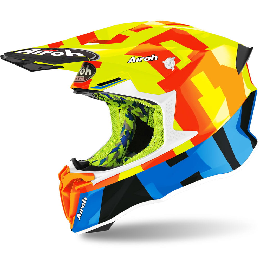 Airoh Off Road Twist 2.0 Helmet – Azure Matt, Adult Unisex, DD Ring, Various Sizes
