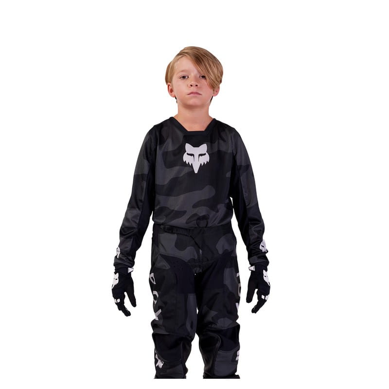 FOX Racing BLUFFOX Junior 180 BNKR Black Camo YS - Pantaloni Moto Giovani